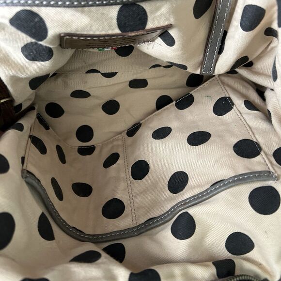 Calvalcanti Genuine Leather Handbag Shoulder Purse Crossbody Strap Made In Italy - Picture 15 of 16